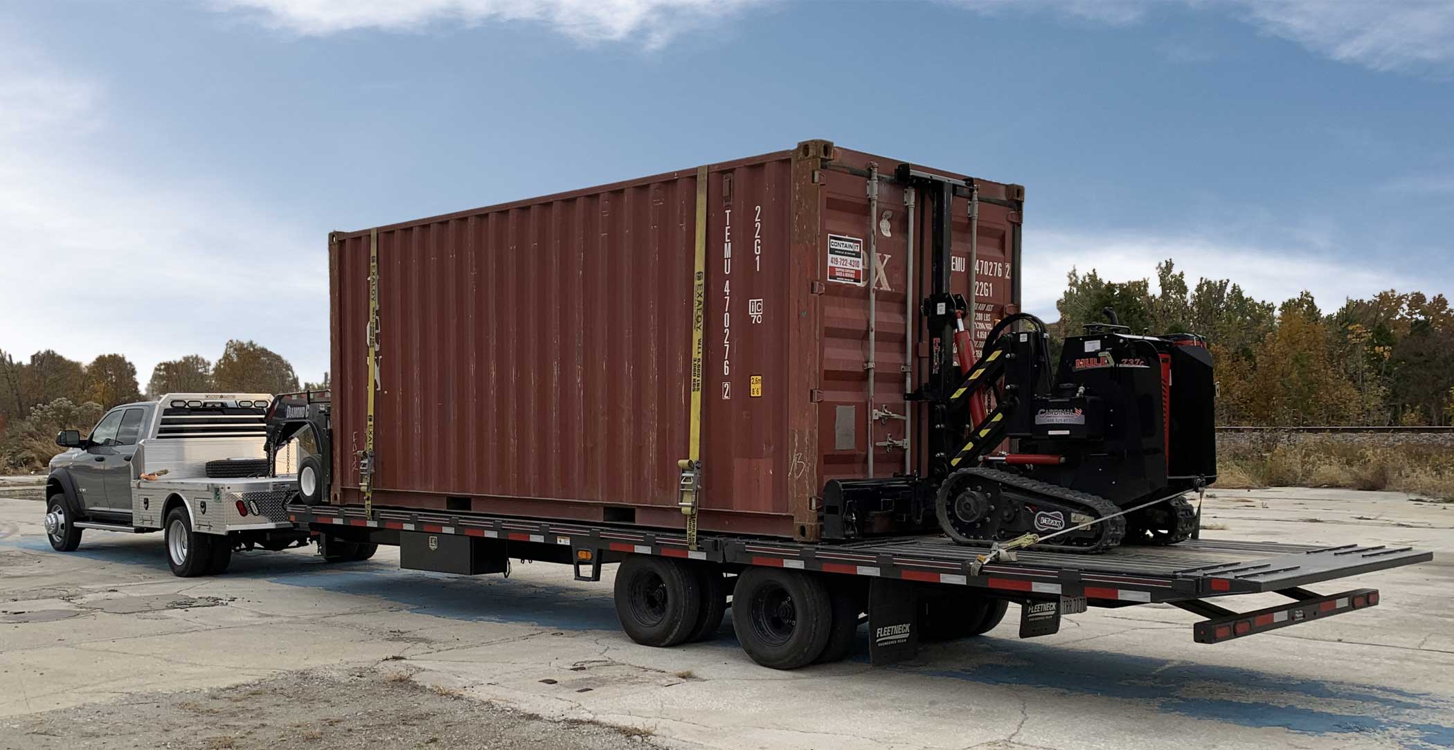 Storage Container Delivery - Portable Shipping Container Transportation