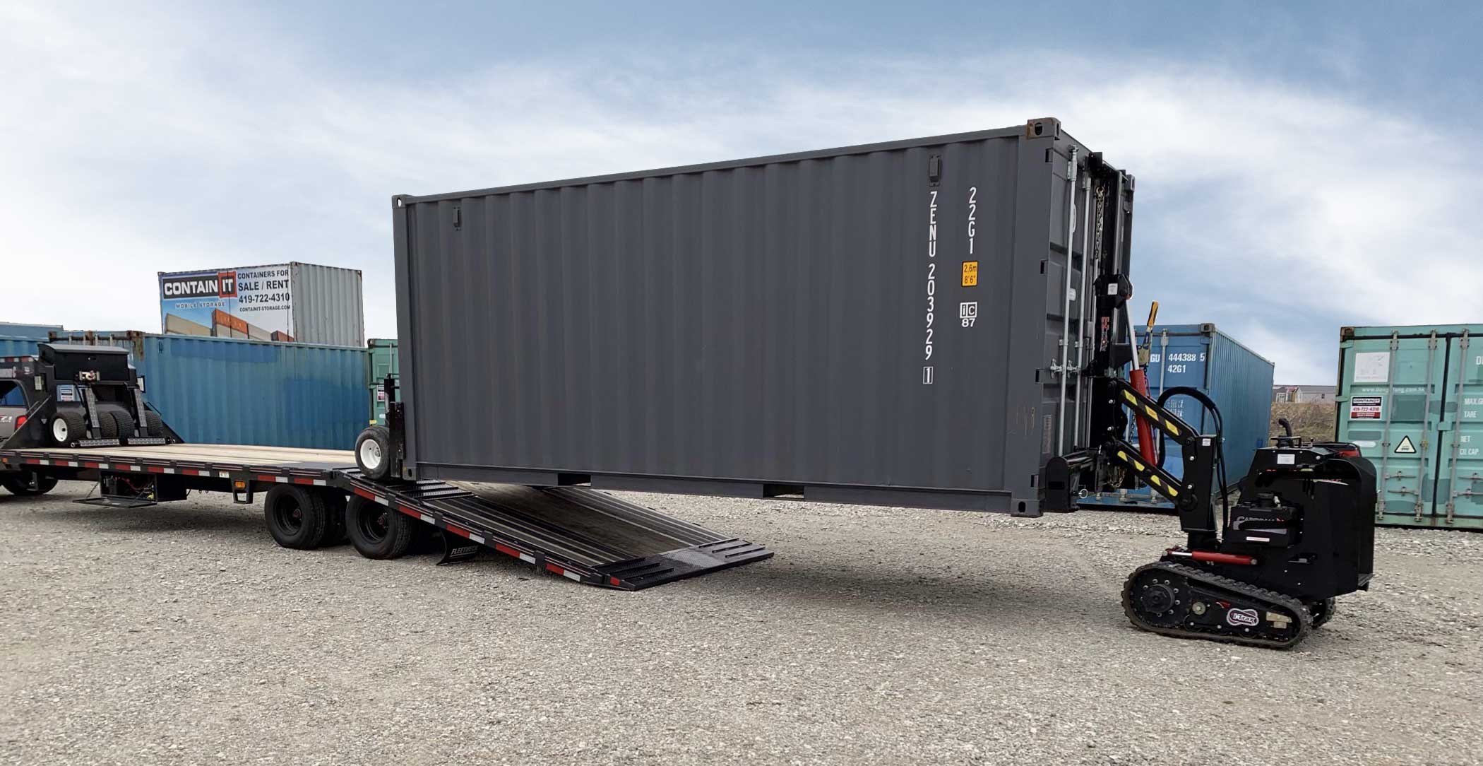 Storage Container Delivery - Portable Shipping Container Transportation